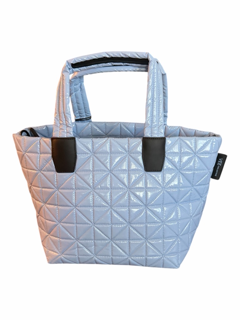 Vee Collective Quilted Convertible Tote Cerulean Nwt Crossbody Bag Icy Blue
